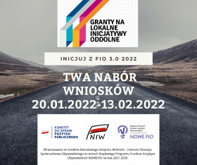 Inicjuj z FIO 3.0 - nabór wniosków 2022