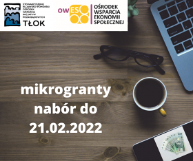 Mikrogranty OWES TŁOK Edycja I/2022