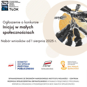Inicjuj w małych społecznościach – ogłoszenie konkursu