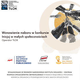Wznowienie naboru w „Inicjuj w małych społecznościach” – Operator TŁOK